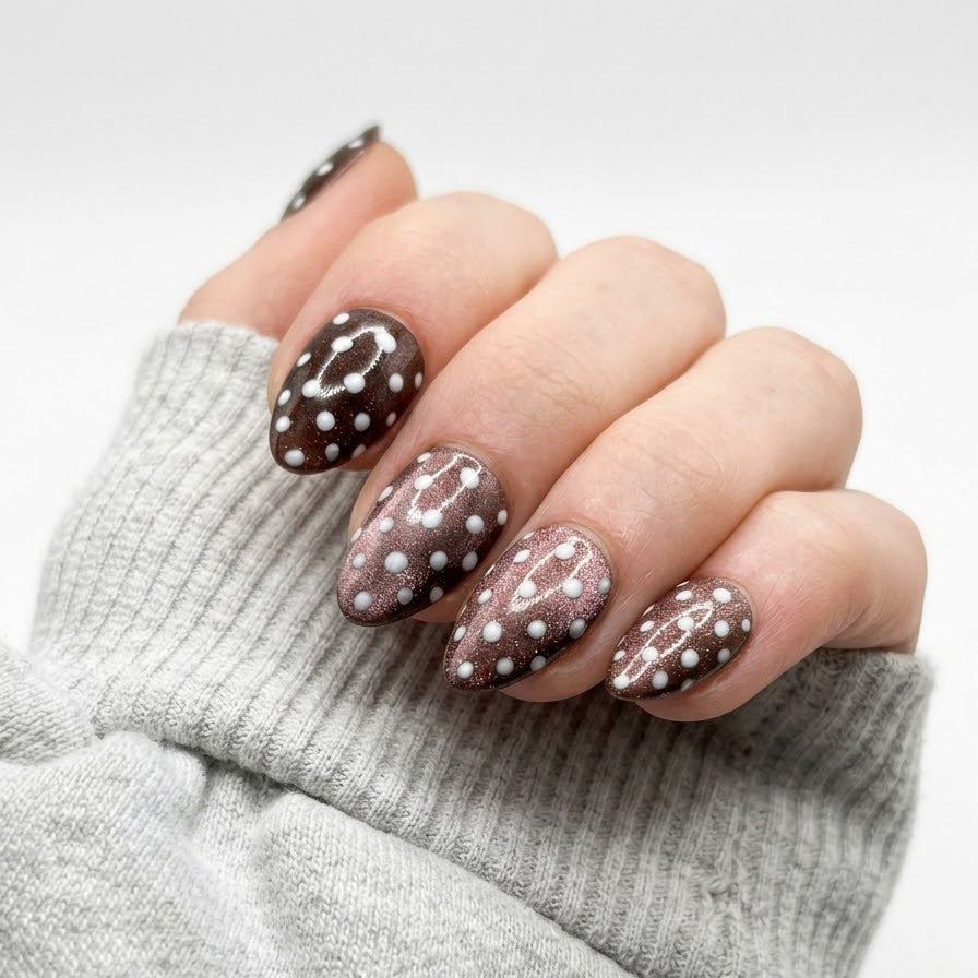 Cat eye polka dots