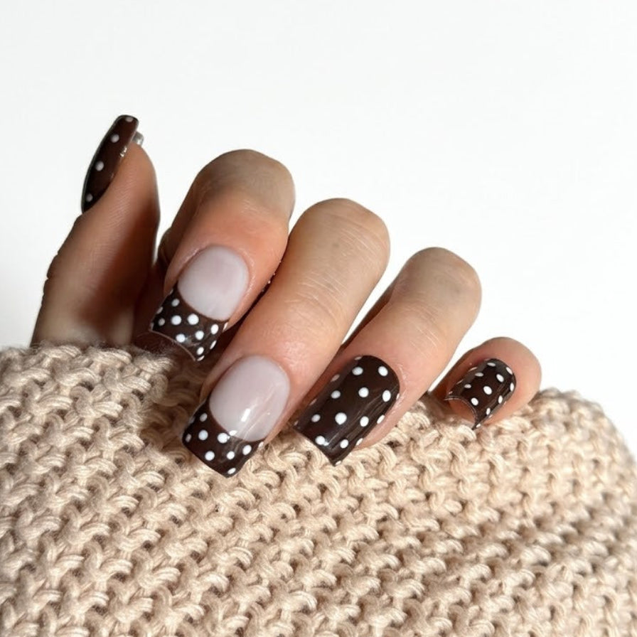 Autumn polka dots
